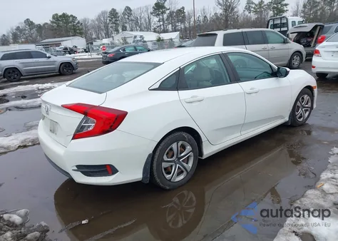 2017 Honda Civic Lx из США, поврежденный, VIN 19XFC2F54HE008329